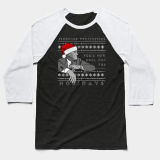 Holiday Sweater: FDR's Fireside Festivities Baseball T-Shirt